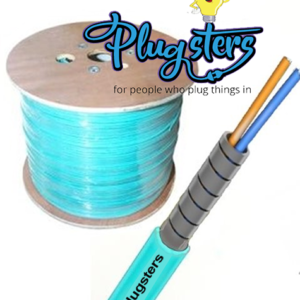 2 Strand 900um OM3 nanoFIBER Stainless Steel Armored Fiber Optic Cable LSZH MM2T-M3-LSZH