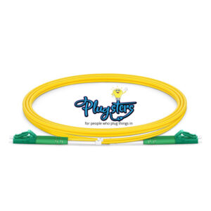 OS2 LC/APC to LC/APC Duplex OFNR 2.0mm Fiber Patch Cable