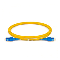 SC-UPC to SC-UPC OS2 Singlemode G652 nanoFiber Stainless Steel Duplex PVC