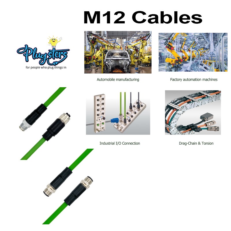 High-Speed M12 Industrial Ethernet Cables for Reliable Industrial Connectivity